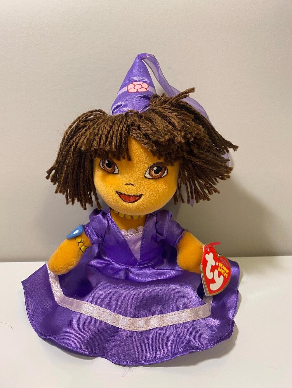 Ty Beanie Baby “Dora” the Dora the Explorer Doll - Princess Fairytale (8 inch)